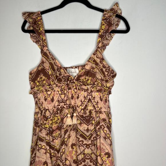 Celobella Stella Tiered Geo Print Midi Dress Size Small - Picture 8 of 10